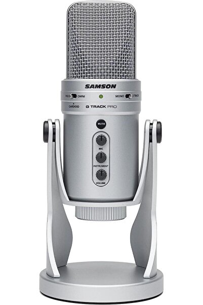 Samson G-track Pro Silver Profesyonel Usb Kondenser Mikrofon
