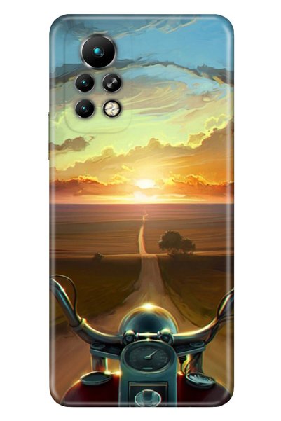 Cekuonline Infinix Note 11 Pro Compatible Case Silicone Moderna Patterned Harley