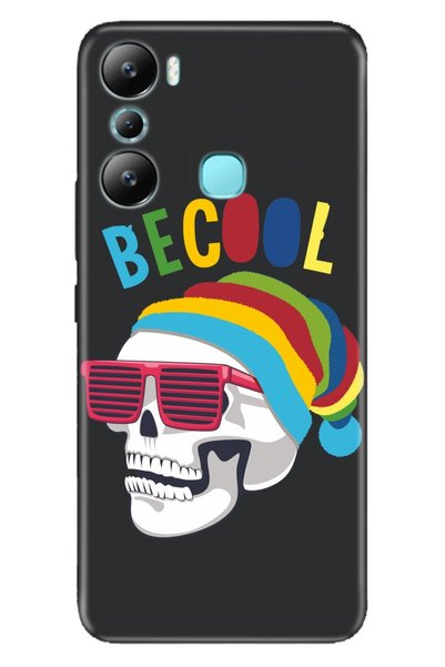 Cekuonline Infinix Hot 20I Case Silicone Patterned Illustrated Uv Cover Be Cool