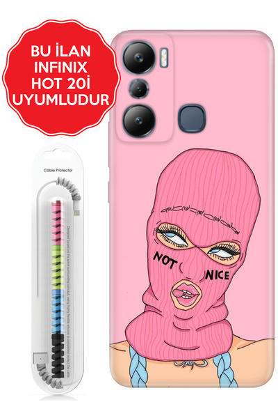 Cekuonline Infinix Hot 8 9 10 11S 12 20 30i 40 40i Pro Play UyumluKılıf Telef...