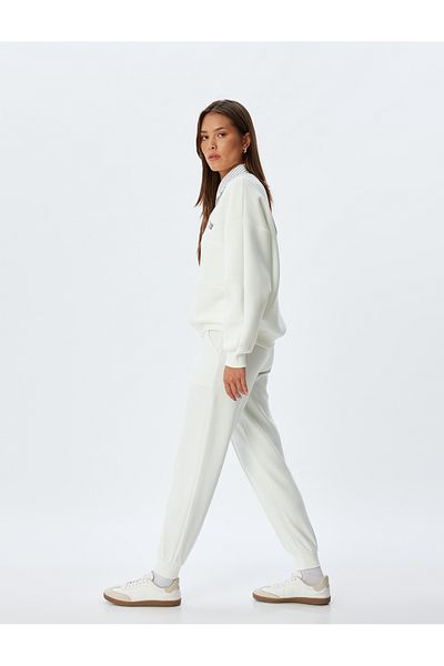 Koton Ecru Damen-Jogginghose – 5WAK30016EK