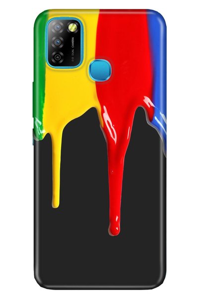 Cekuonline Infinix Smart 5 Case Silicone Tioserisi Patterned Illustrated - Fl...