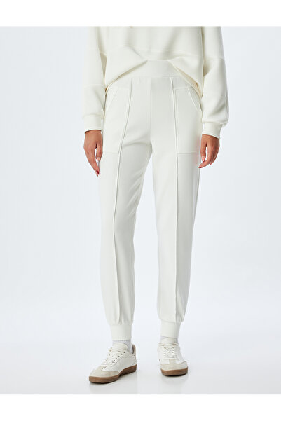 Koton Nervürlü Cepli Modal Kumaş Jogger Eşofman Altı