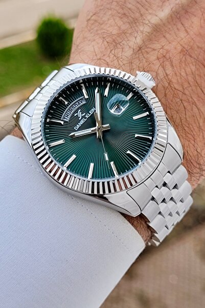 Daniel Klein Kadranı Yeşil Kordonu Gri Renk Ayarlanabilir Kordonlu Garantili ...