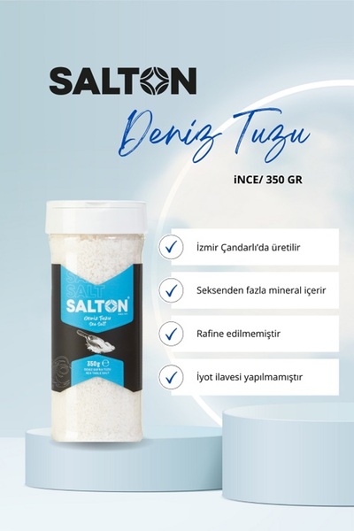 Salton Doğal Deniz Tuzu Ince 350gr