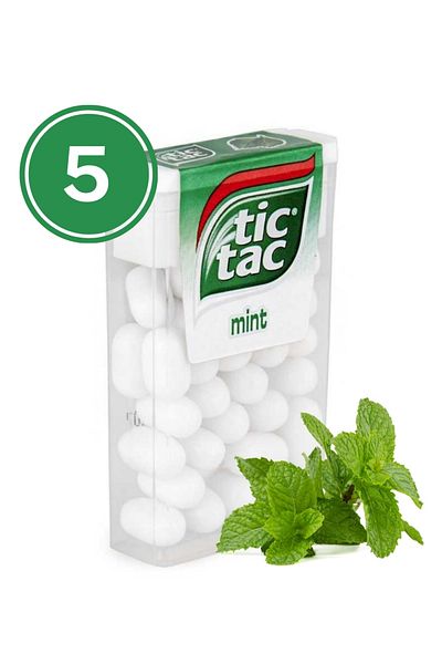 Tic Tac Mint Flavored Candy 18 Gr. (5 Pcs)