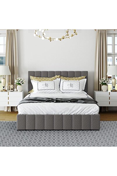 Özgök Tarım HSN Çift Kişilik Sandıklı Baza Başlık Seti RENK SEÇENEKLİ (YATAK ...