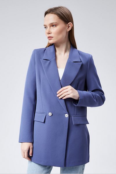 Bolivente Jachetă blazer țesută supradimensionată