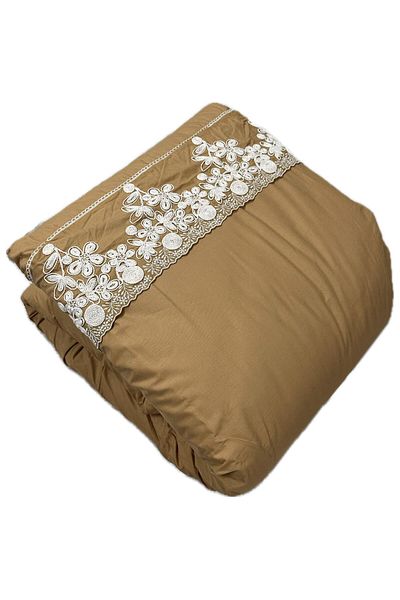 Clasy Satin 100% Cotton Ranforce Single Quilt Osela V1 Ginger