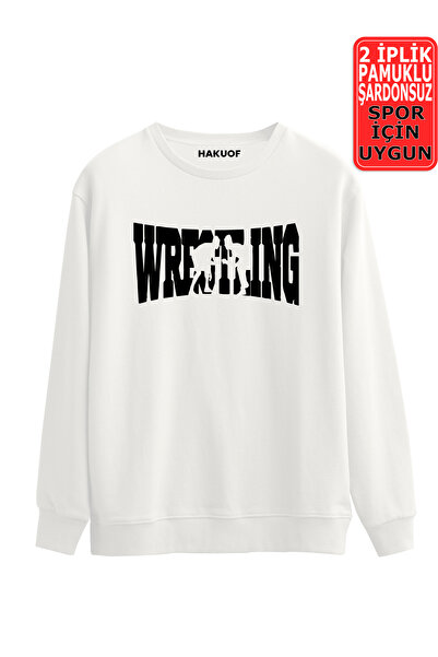 hakuof Hanorac imprimat Wrestling Wrestling unisex - 2 fire