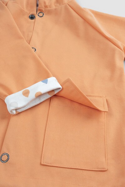 Little Gusto Organic Cotton Hooded Baby Raincoat