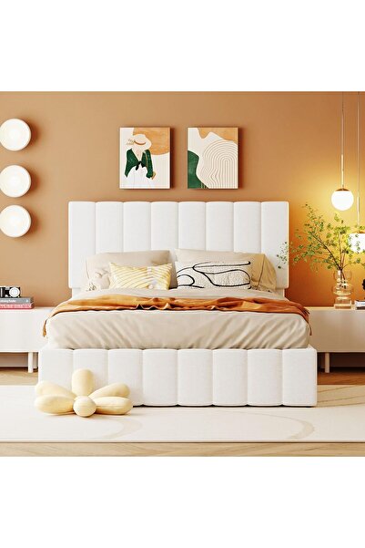 Özgök Tarım HSN Çift Kişilik Sandıklı Baza Başlık Seti RENK SEÇENEKLİ (YATAK ...