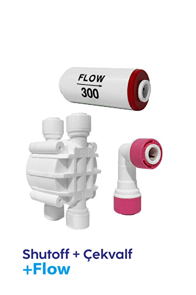 SUROBOTİC Yeni Nesil Arıtma Su Arıtma Cihazı Yenileme Kiti Shutoff - Flow- Qu...