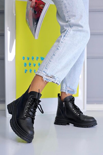 Stil Durağı ER1455 MODEL 3 CM TABANLI KISA POSTAL BOT SIYAH