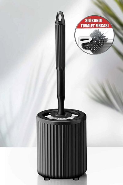 Kavi Entegre Plastik Silicone Toilet Brush| Practical Silicone WC Toilet Brush