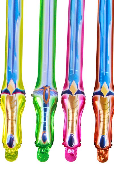 Öz Ambalaj 4-Piece Foil Balloon Sword Birthday-Event