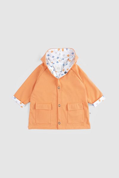 Little Gusto Organic Cotton Hooded Baby Raincoat