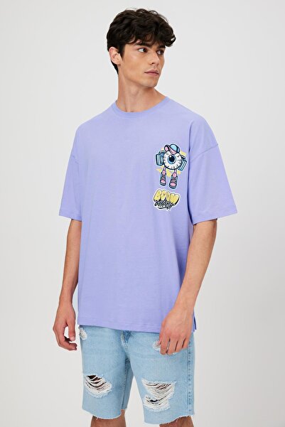 BABOKAH Ön Arka Baskılı Oversize Fit T-shirt