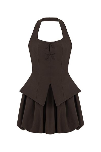 AQUELLA Φόρεμα Allure Brown Ballon
