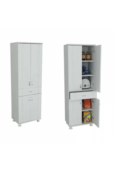 Evistro Lake Mutfak Ve Banyo Boy Dolabı Geniş