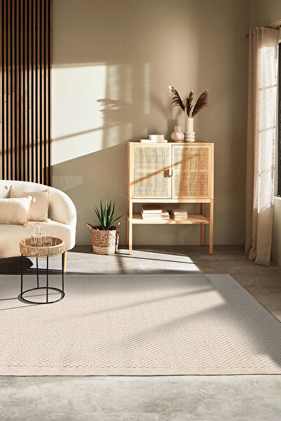 Koza Halı Koza Hayad Origine Krem Halı Salon Oturma Yatak Odası Koridor Bordü...