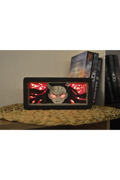 Yubi Design Nezuko , Demon Slayer - Işık Kutusu, Gölge Kutusu, Anime, Light Box
