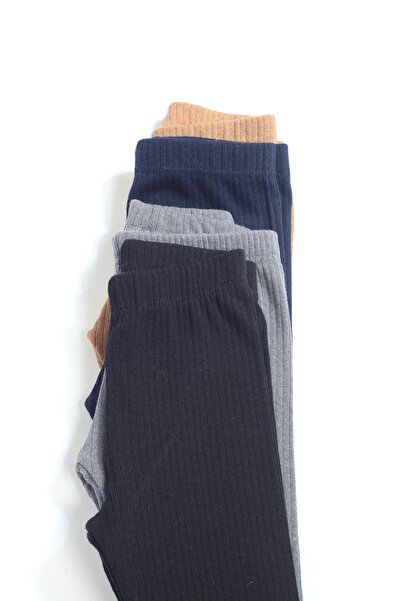 mini kanka Mini Kanka 4 adet 3-16 Yaş Unısex Çocuk Kaşkorse Raporlu Fitilli Tayt/içlik Seti 4 Adet