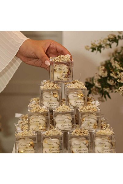 Larin Design 15 adet kutulu bubble mum, Söz Nişan