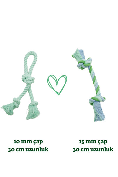 Pet And Planet Doğal Pamuk Halat Seti-yavru Ve Küçük Irk Köpek Oyuncağı