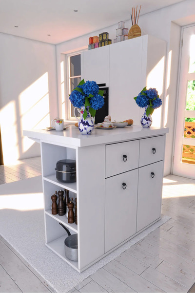 moka park avm MUTFAK ADASI MUTFAK MASASI AÇILIR KAPANIR  ÇOK AMAÇLI ADA YEMEK...