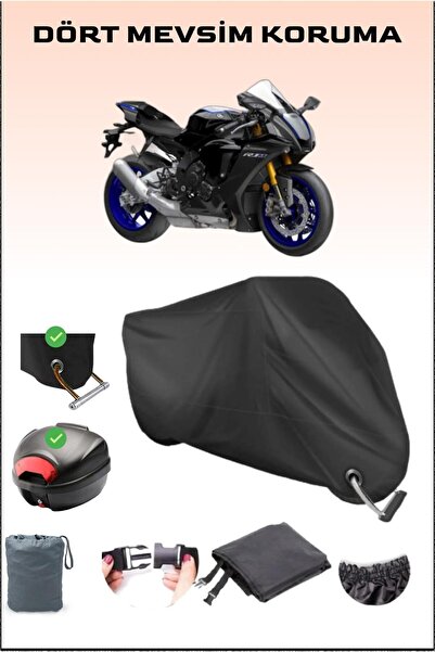 Breen حقيبة خلفية سوداء وقفل متوافق مع قماش القنب للدراجات النارية لـ Yamaha ...