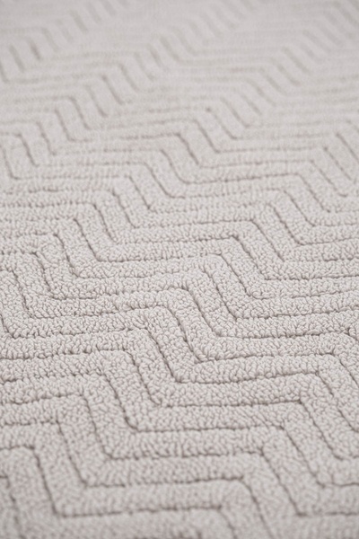 Koza Home Tilos Jacquard Foot Towel Gray 50x80 2223