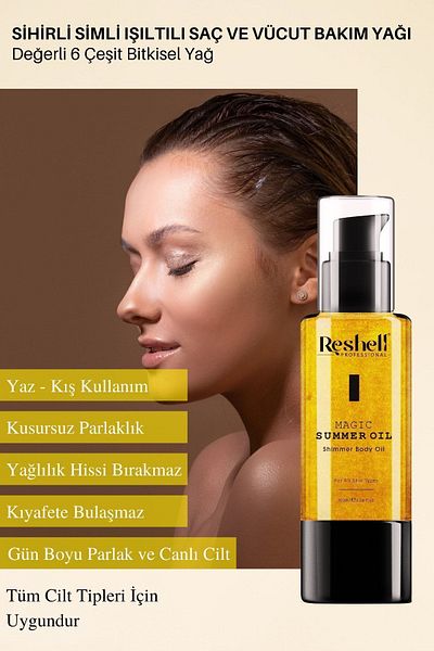 Reshell 100 ml Radiance Hair and Body Care Oil
