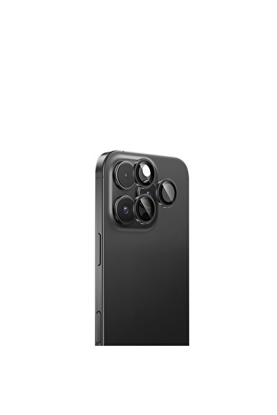 Benks iPhone 16 Pro Uyumlu Safir Kamera Lens Koruyucu Benks DR Serisi Titanyu...