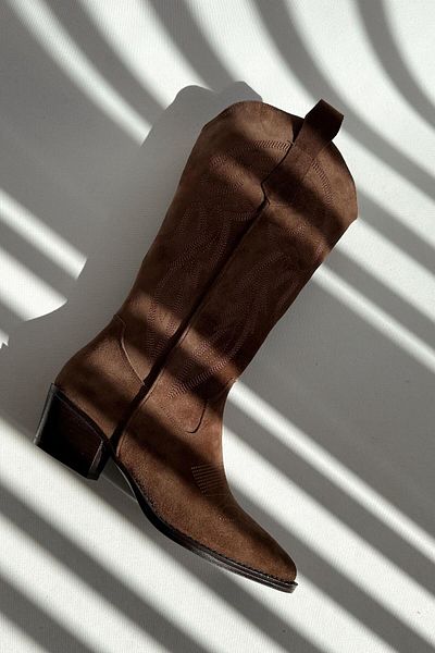 nope21shoess Γνήσιες δερμάτινες μπότες Porto Brown
