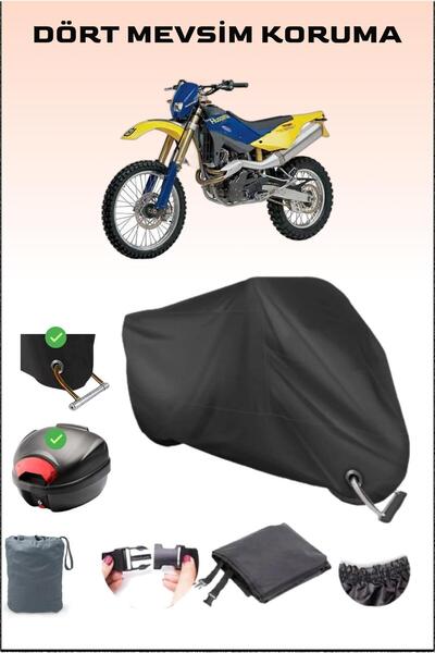 Breen حقيبة خلفية وقفل أسود لدراجة نارية Husqvarna Te 610، آمنة
