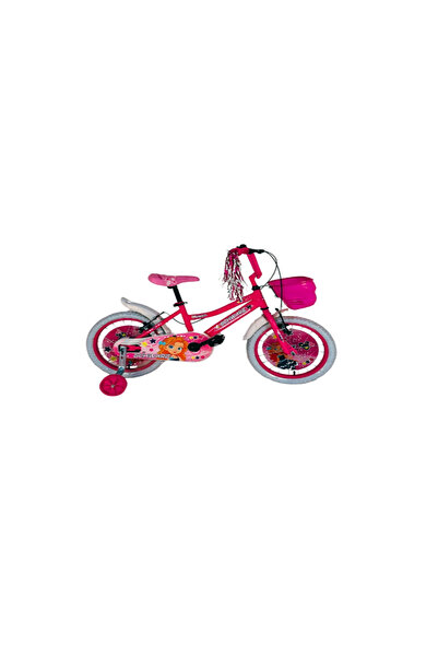 Bisan Schwarz Maggie 16" Jant Pembe/Beyaz Kız Çocuk Bisikleti