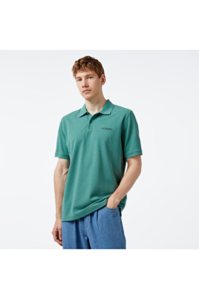 Columbia Ανδρικό πράσινο πόλο Cascade Range Solid