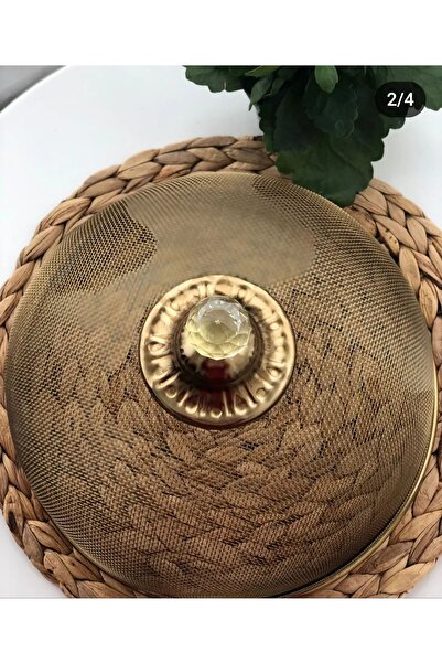 Miss Betty Ebruliemaye Wire Mesh Gold 30 cm Cake Jar Cover
