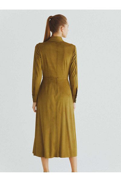 Roman Pocketed Shirt Olive Daily Dress Olive K2011043_027
