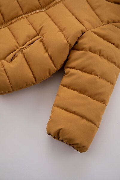 DeFacto Erkek Bebek Su Itici Kapüşonlu Polar Astarlı Mont A2859a523au