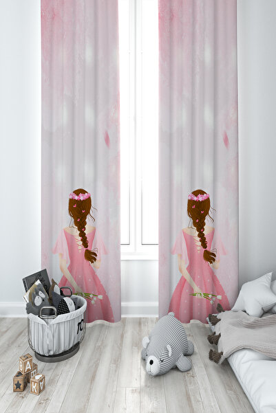 BAMBAŞKA MODA DEČJA I DEČJA SOBA Devojčica sa pletenom kosom Sa deznom 2 kril...