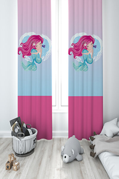BAMBAŞKA MODA DEČJA I DEČJA SOBA Sirena Sa deznom 2 Krila Zavesa za draperiju...