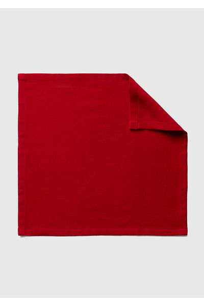 United Colors of Benetton Red Unisex 100% Cotton 4-piece Napkin - 40x40