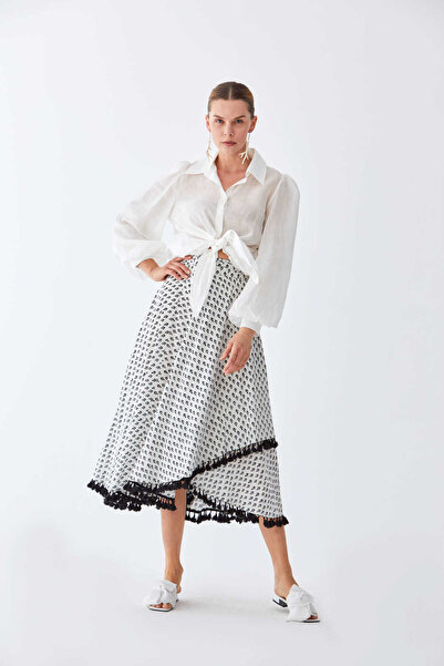 Roman Tassel Detailed Skirt Standard Color Y9920701_089