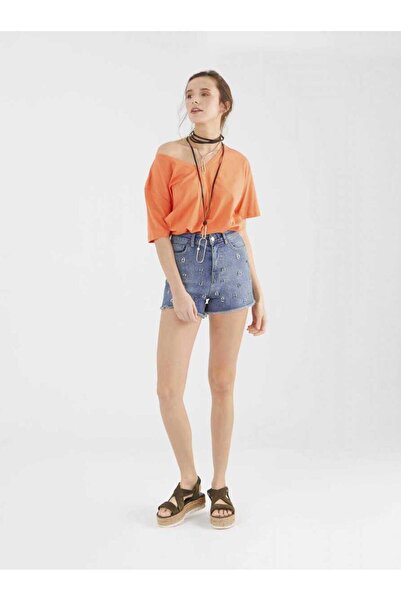 Roman Denim Şort Standart Renk Y9951002_089
