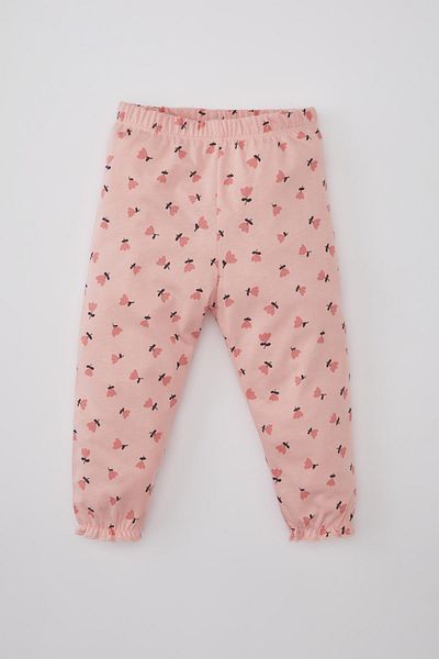 DeFacto Baby Girl Floral Long Sleeve Combed Cotton Pajama Set A9295a524sp