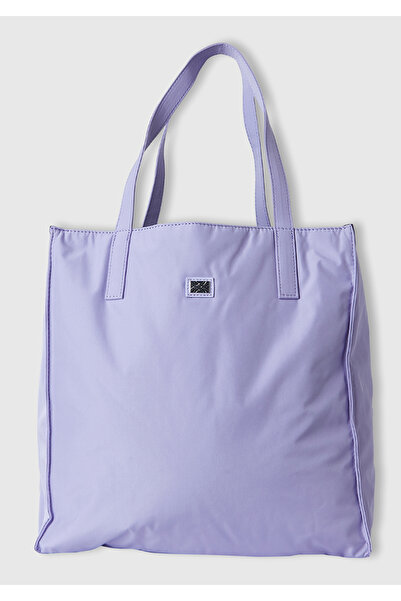 United Colors of Benetton Kadın Lila Shopper Çanta