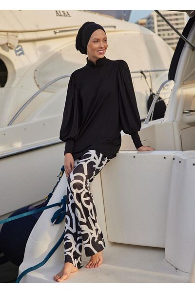 Mayovera Hijab Swimsuit - Single Pantalon - Logo Motif