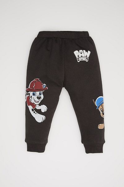 DeFacto 2-Piece Paw Patrol Set for Baby Boy - Crew Neck Sweatshirt and Elastic Jogger Sweatpants